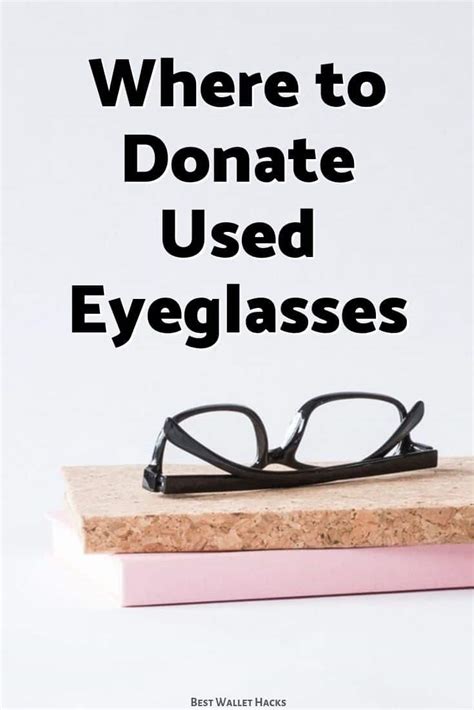 donate used eye glasses