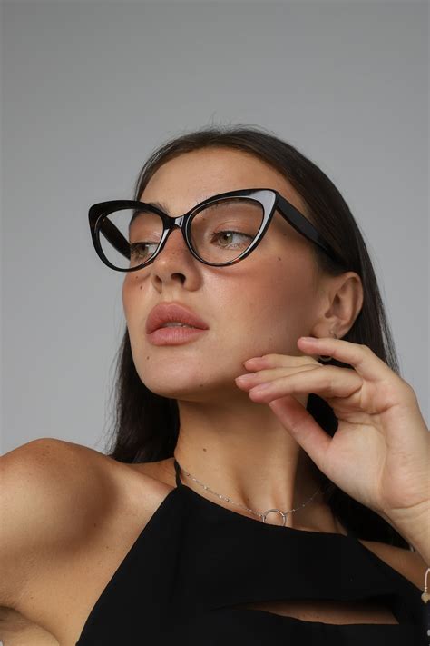 large cat eye glasses