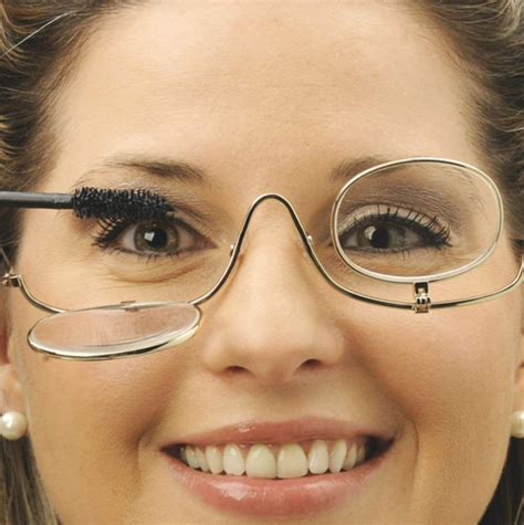 magnifying eye makeup glasses