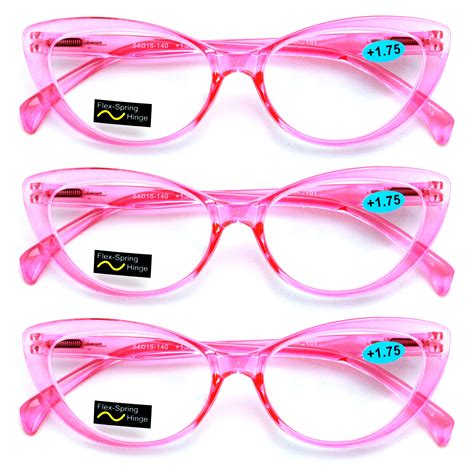 pink eye glass