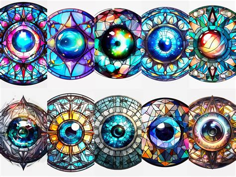 stained glass eye