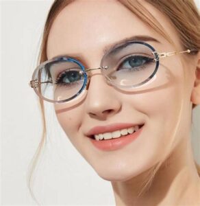 tinted eye glasses