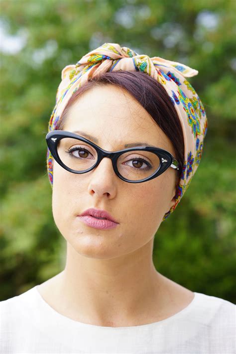 vintage cat eye glasses 1960s