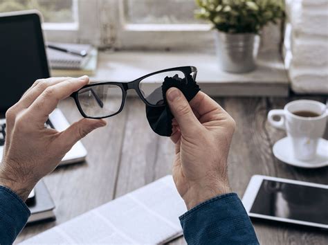 eyeglass cleaning safety practices