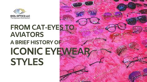 From Cat Eyes to Aviators: Iconic Eyewear Styles Through History