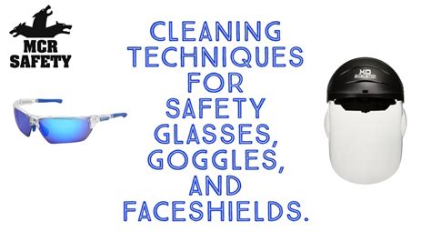 how to clean safety glasses properly