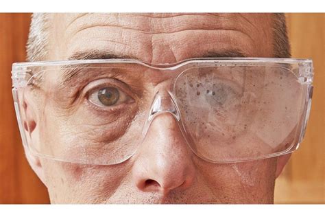 how to prevent fogging in safety glasses