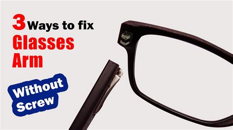 quick eyeglass hinge repair